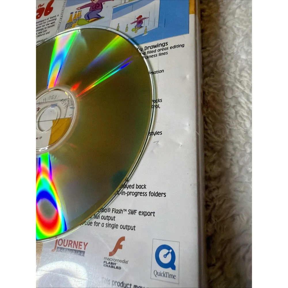 The Tab 2.0 Academic Toonz Animation Board PC CD ROM WIN Digital Video 2002 VTG